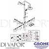 Grohe 26249000 Spare Tech Diagram