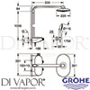 Grohe 26250LS0 Spare Diagram