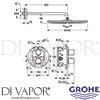 Grohe 26260000 Spare Diagram