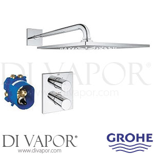 Grohe 26261000 Grohtherm 3000 Cosmopolitan Perfect Shower Set with F-Series (10 Inch) Spare Parts