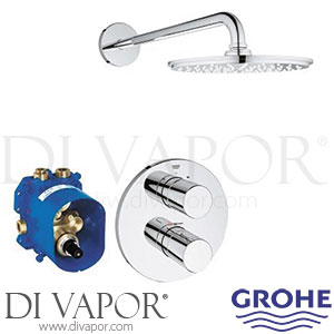Grohe 26262000 Grohtherm 3000 Cosmopolitan Perfect Shower Set with Rainshower Cosmopolitan 210 Spare Parts