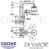 Grohe Tempesta Cosmopolitan 160 Shower System Thermostat Dimensions