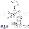 Grohe Tempesta Cosmopolitan 160 Shower System Thermostat Spares