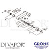 Grohe 26308001 Mixer Spare Tech Diagram