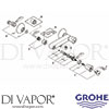 Grohe 26330001 Mixer Spare Tech Diagram