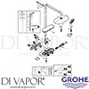 Grohe 26361LS0 Spare Tech Diagram