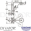 Grohe 26383001 Spare Diagram