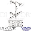 Grohe 26384001 Mixer Spare Tech Diagram