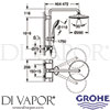 Grohe 26403001 Spare Diagram