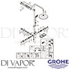 Grohe 26403001 Spare Tech Diagram