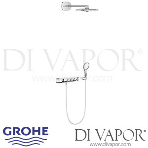 Grohe 26443000 Rainshower System SmartControl Duo 360 Combi Shower with Thermostat Spare Parts