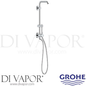 Grohe 26488000 Retrofit Shower System with Diverter - Chrome - Spare Parts