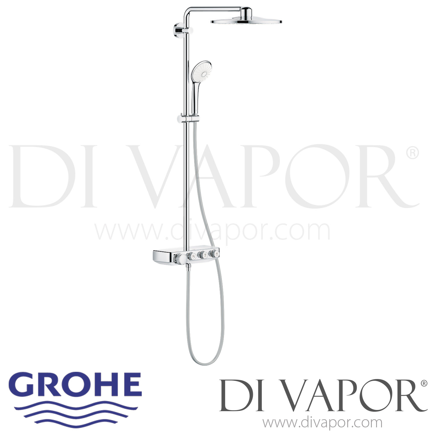 Spin Sluier gelei Grohe 26507000 Euphoria SmartControl System 310 Duo Shower System with  Thermostat Spare Parts