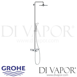 Grohe 26510000 Euphoria SmartControl System 260 Mono Shower System with Bath Thermostat Spare Parts
