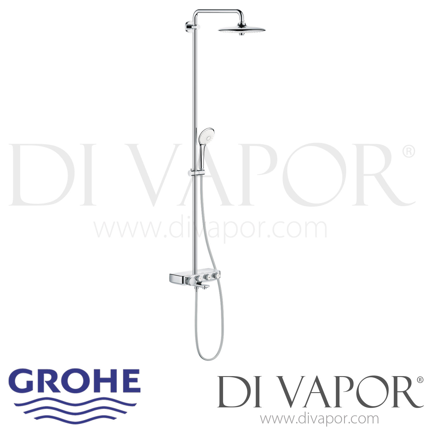 Grohe 26510000 Euphoria SmartControl System 260 Mono Shower System with
