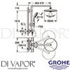 Grohe 26515000 Spare Diagram