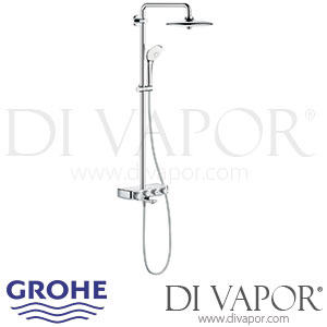 Grohe 26608000 Euphoria SmartControl System 260 Mono Shower System with Bath Thermostat Spare Parts