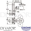 Grohe 26699000 Spare Diagram