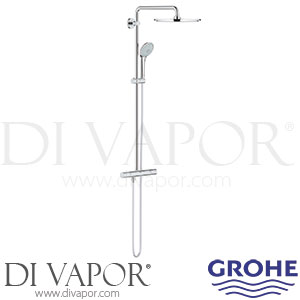Grohe 26711000 Euphoria System 310 Shower System with Thermostatic Mixer for Wall Mounting Spare Parts