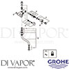Grohe 26781001 Mixer Spare Tech Diagram