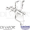 Grohe 26790001 Mixer Spare Tech Diagram