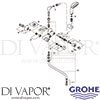 Grohe 26790100 Mixer Spare Tech Diagram