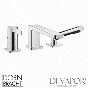Dornbracht Three Hole Single Lever Tub Mixer for Deck Mounted Tub Installation 27412710 00 Spare Parts