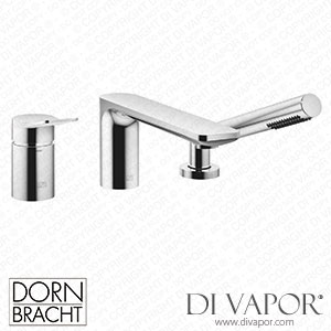 Dornbracht Three Hole Single Lever Tub Mixer for Deck Mounted Tub Installation 27412845 00 Spare Parts
