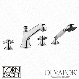 Dornbracht Deck Mounted Tub Mixer with Hand Shower Set for Deck Mounted Tub Installation 27502360 00 Spare Parts