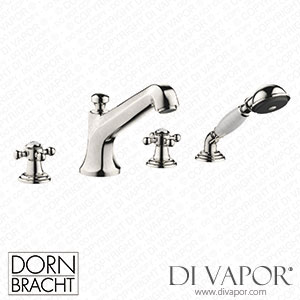 Dornbracht Madison Bath Shower Set for Bath Rim Or Tile Edge Installation - Platinum 27 502 360-08 Spare Parts