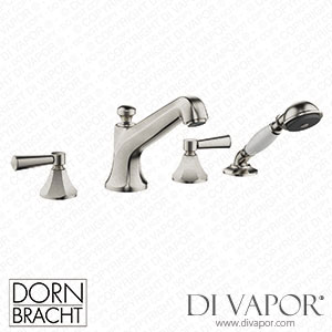 Dornbracht Madison Bath Shower Set for Bath Rim Or Tile Edge Installation - Brushed Platinum 27 502 370-06 Spare Parts