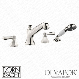 Dornbracht Madison Bath Shower Set for Bath Rim Or Tile Edge Installation - Platinum 27 502 370-08 Spare Parts