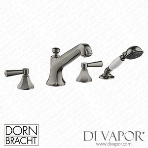 Dornbracht Madison Bath Shower Set for Bath Rim Or Tile Edge Installation - Brushed Dark Platinum 27 502 370-99 Spare Parts