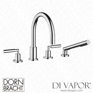 Dornbracht Deck Mounted Tub Mixer with Hand Shower Set for Deck Mounted Tub Installation 27512882 00 Spare Parts