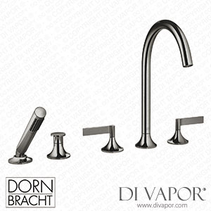 Dornbracht Vaia Five-Hole Bath Mixer for Deck Mounting with Diverter - Platinum 27 522 819-08 Spare Parts