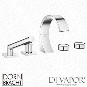 Dornbracht Five Hole Tub Set for Deck Mounted Tub Installation 27523811 00 Spare Parts