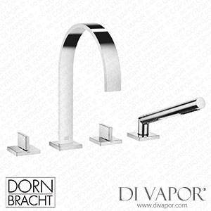 Dornbracht Deck Mounted Tub Mixer with Hand Shower Set for Deck Mounted Tub Installation 27532782 00 Spare Parts