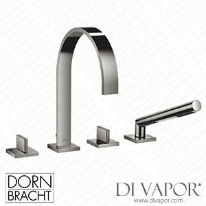 Dornbracht Mem Bath Shower Set for Bath Rim Or Tile Edge Installation - Platinum 27 532 782-08 Spare Parts