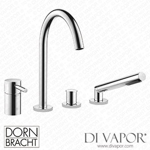 Dornbracht Deck Mounted Tub Mixer with Hand Shower Set for Deck Mounted Tub Installation 27632661 00 Spare Parts