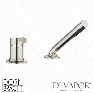 Dornbracht Vaia Bath Shower Set for Bath Rim Or Tile Edge Installation - Brushed Platinum 27 632 809-06 Spare Parts