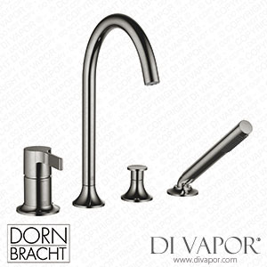 Dornbracht Vaia Bath Shower Set for Bath Rim Or Tile Edge Installation - Platinum 27 632 809-08 Spare Parts