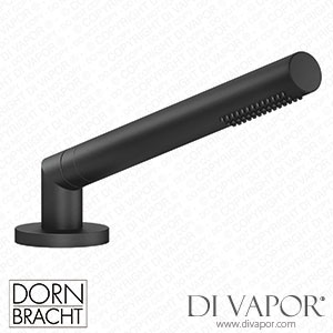 Dornbracht Meta Hand Shower Set for Bath Rim Or Tile Edge Installation - Matte Black 27 702 660-33 Spare Parts