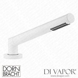 Dornbracht Series Specific Hand Shower Set for Bath Rim Or Tile Edge Installation - Matte White 27 702 979-10 Spare Parts