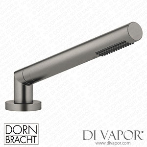 Dornbracht Series Specific Hand Shower Set for Bath Rim Or Tile Edge Installation - Brushed Dark Platinum 27 702 979-99 Spare Parts