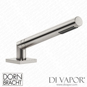 Dornbracht Series Specific Hand Shower Set for Bath Rim Or Tile Edge Installation - Brushed Platinum 27 702 980-06 Spare Parts