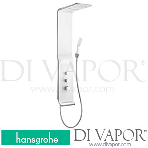 Hansgrohe 27003400 Raindance Shower Panel Lift 180 2Jet Ecosmart 9 L/Min for Exposed Installation 10/14 - 12/19 Spare Parts