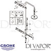 Grohe Rainshower System 210 Shower System Diverter Spares