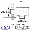 Grohe Rainshower Shower Outlet Elbow Dimensions