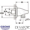 Grohe Veris Shower Outlet Elbow Dimensions