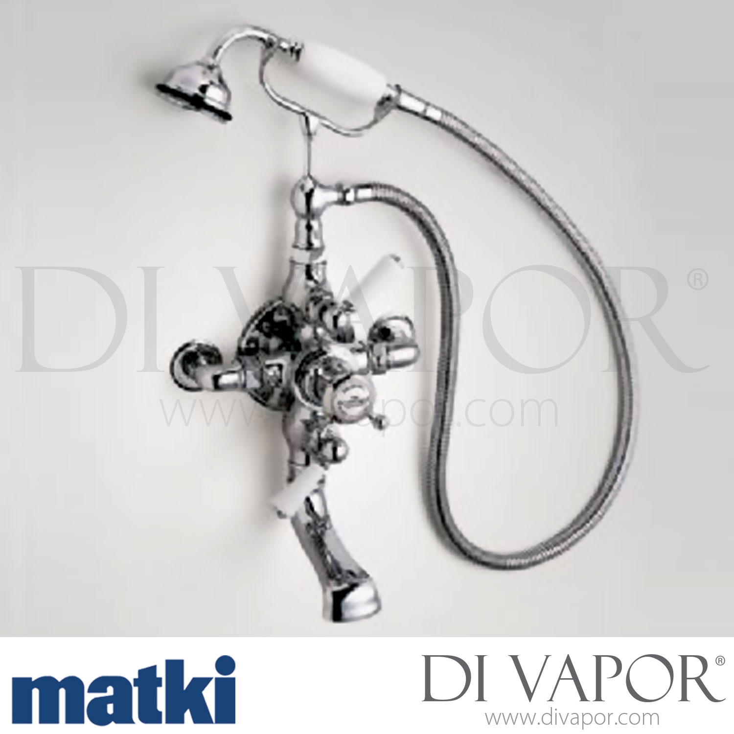 Matki 2724 Invincible Exposed Wall Mounted Thermostatic Bath Shower